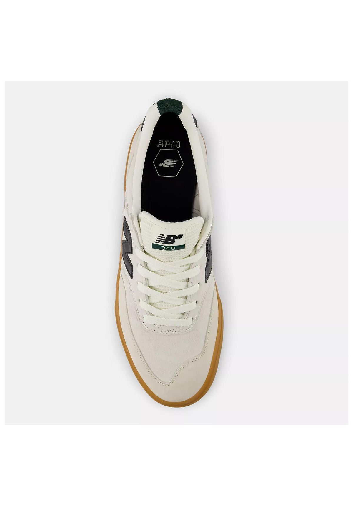 New Balance Numeric 340 Chaussures Homme seasalt-black – Vue de dos