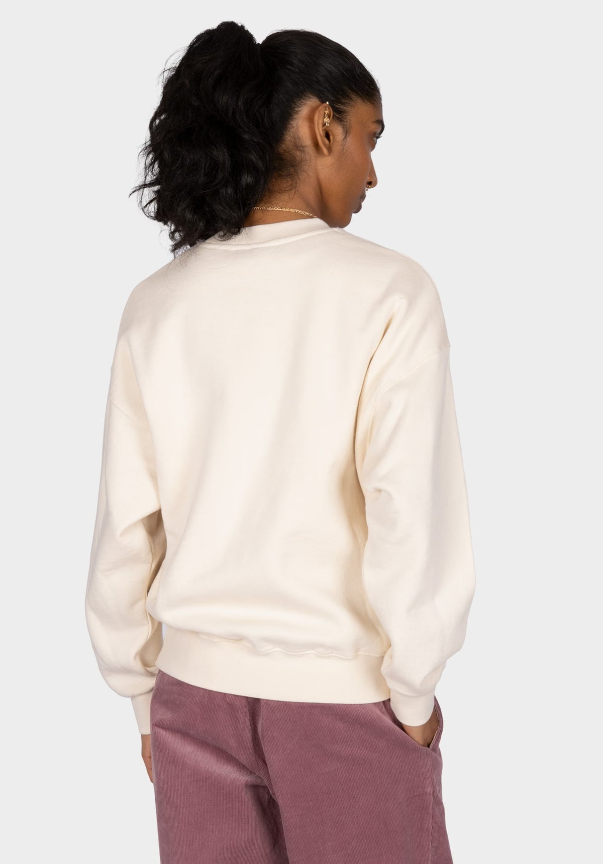 iriedaily Floodle Crew Sweatshirt undyed – Vue de dos
