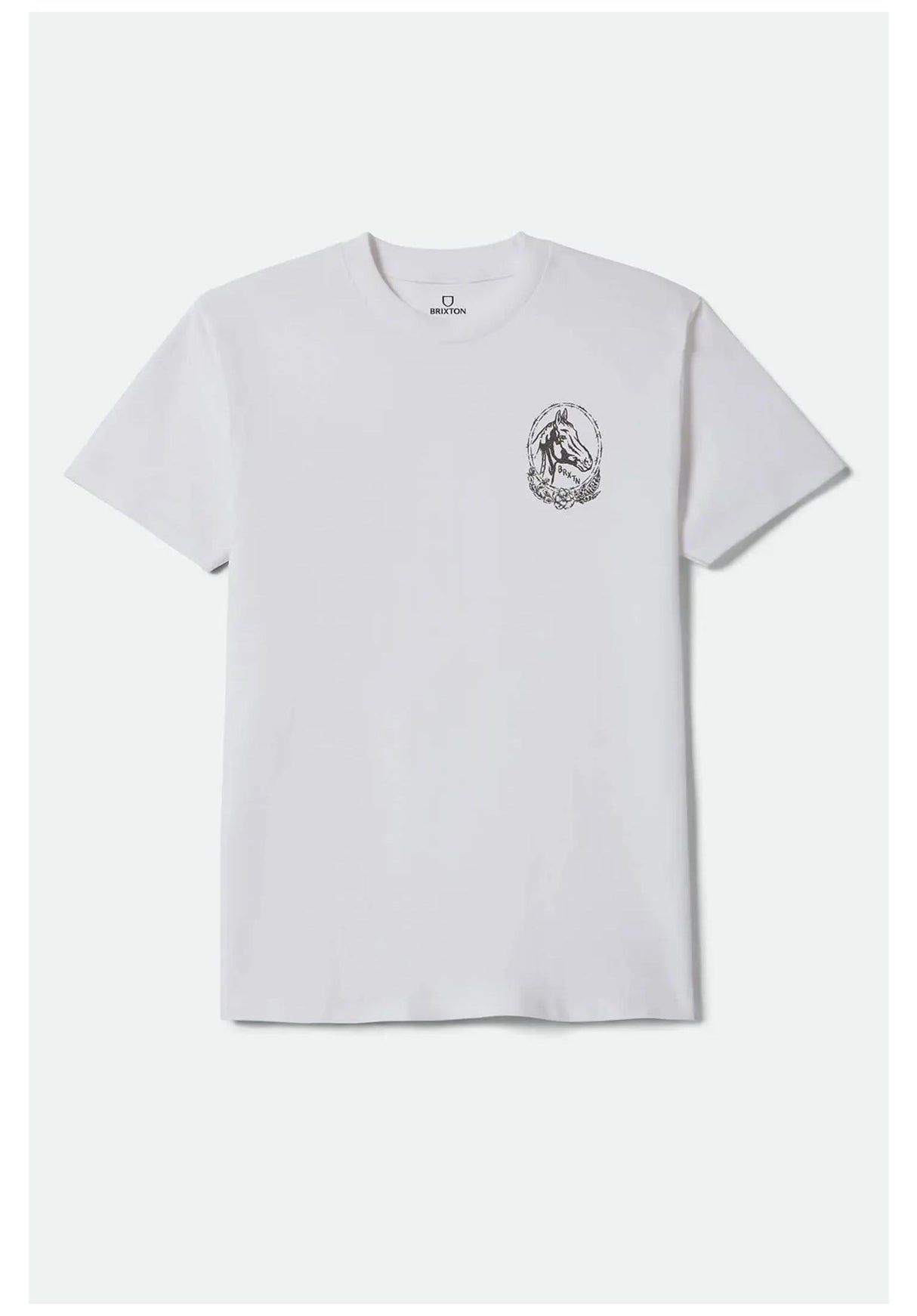 Brixton Marley T-Shirt white – Back view
