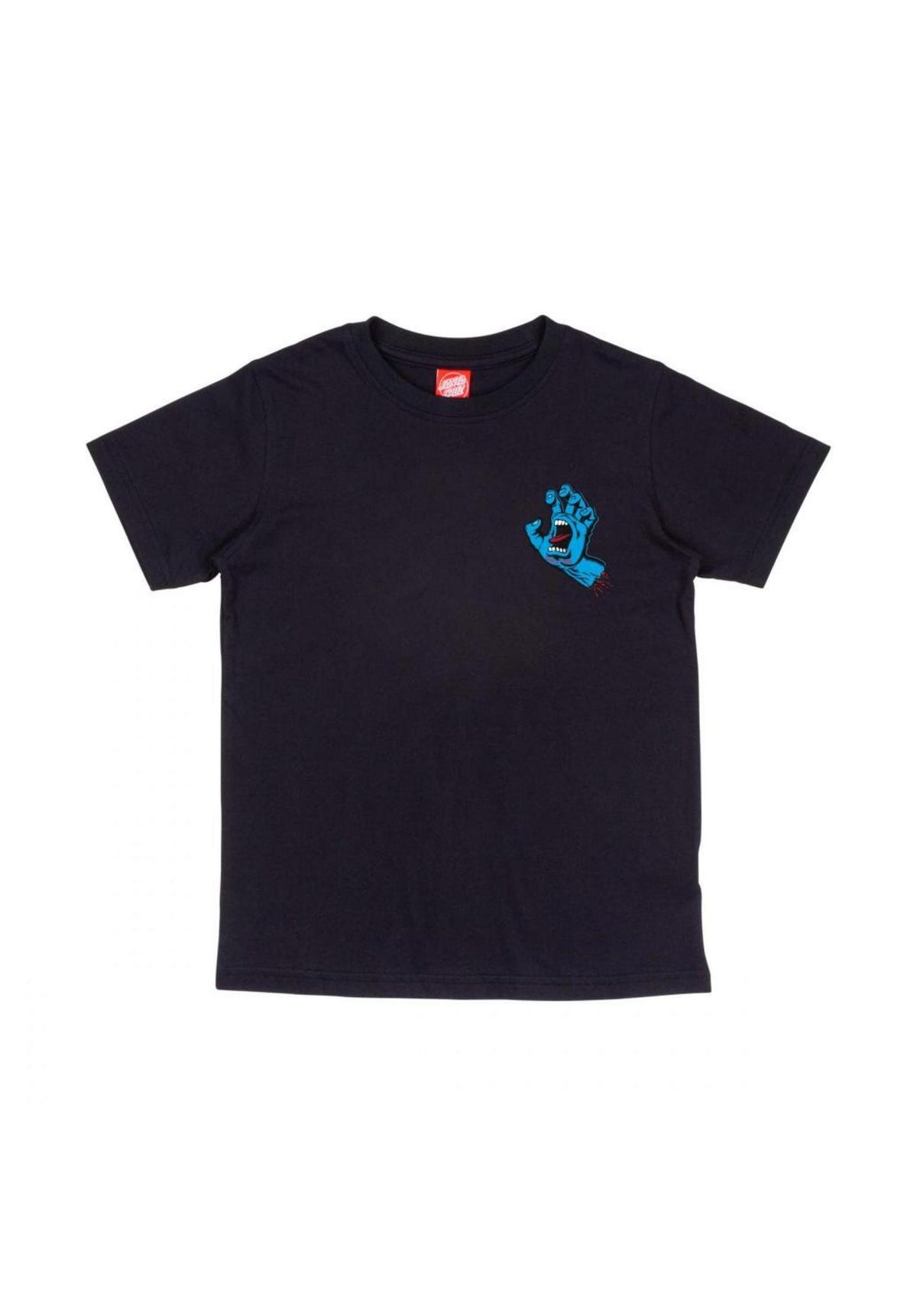 Santa-Cruz Screaming Hand Chest T-Shirt black – Back view