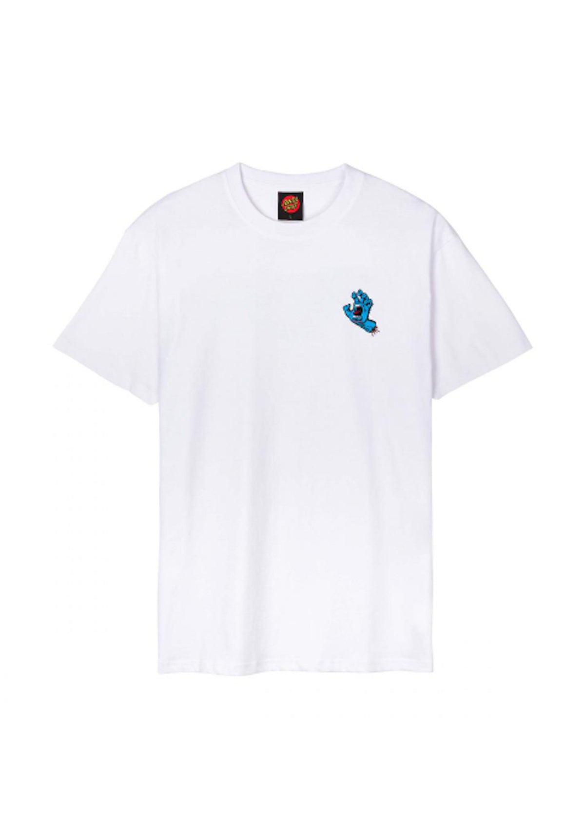Santa-Cruz Screaming Hand Chest SP26 T-shirt white – Vue de dos
