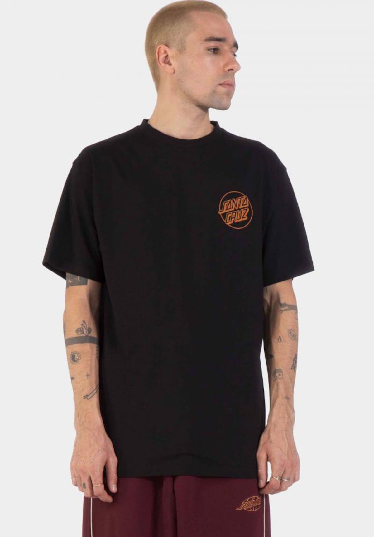 Santa-Cruz Forging Dot T-shirt black – Achteraanzicht