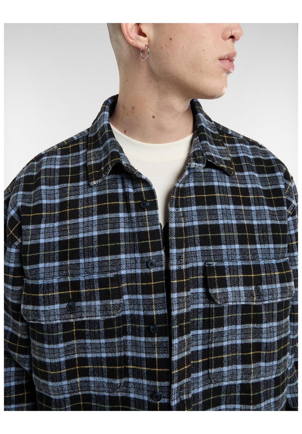 Dickies Dad Flannel T-Shirt black – Detail view 1