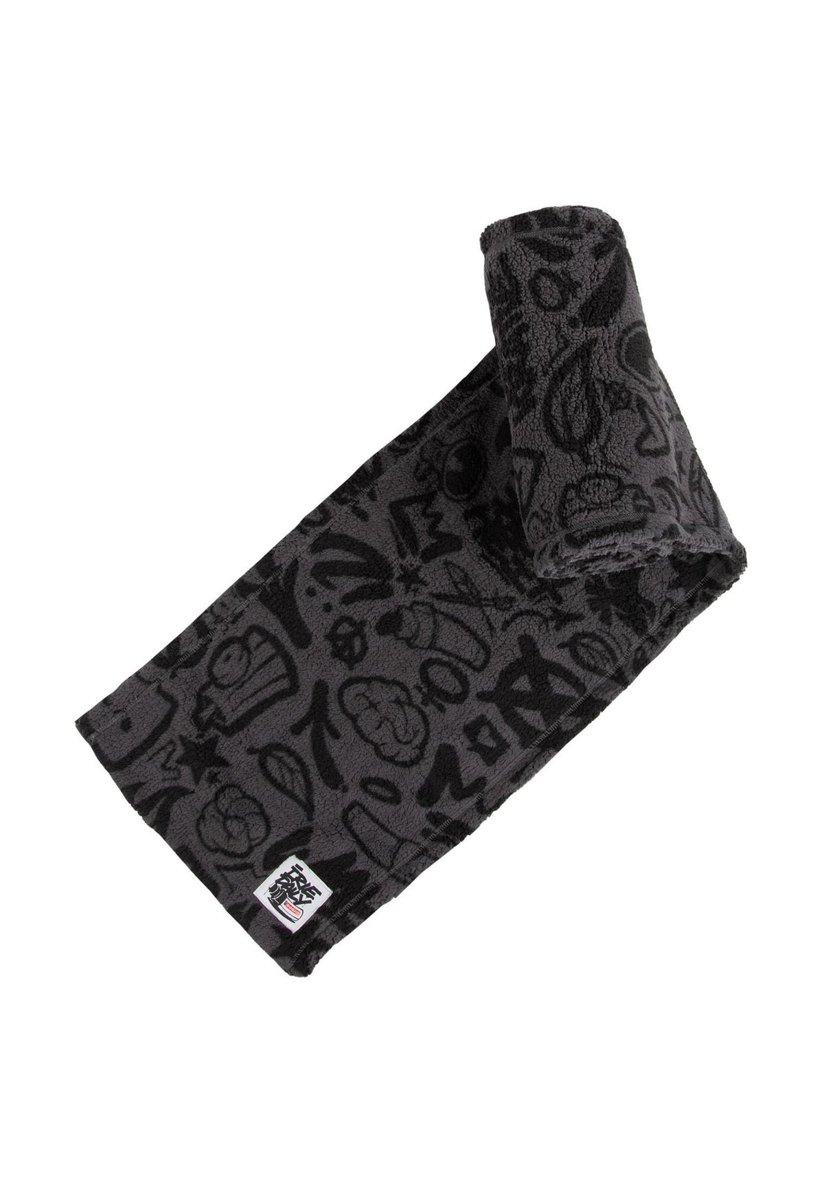 iriedaily x edding Scarf Divers artikel black – Achteraanzicht