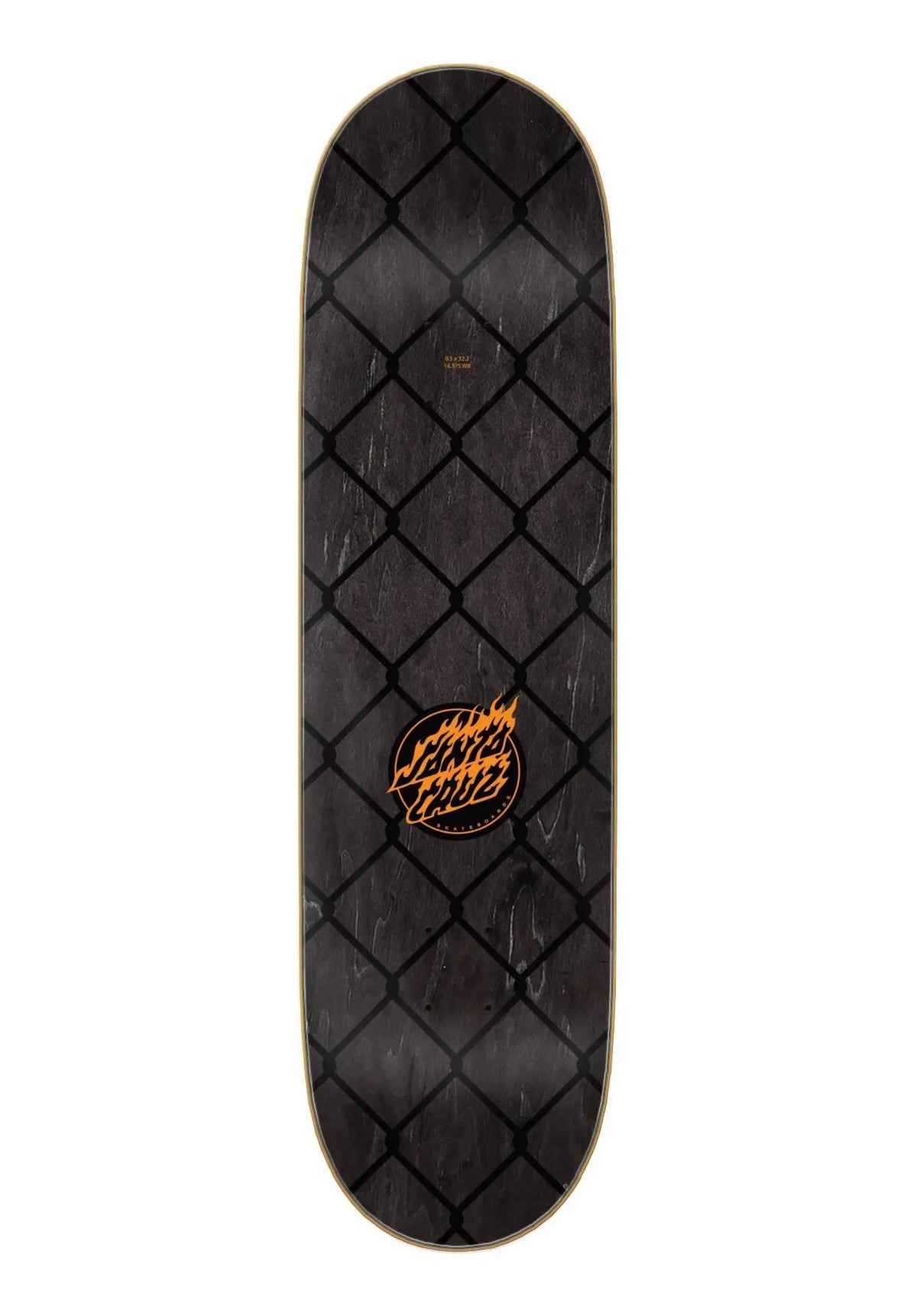 Santa-Cruz Flame Dot Chain Deck black – Set bagfra