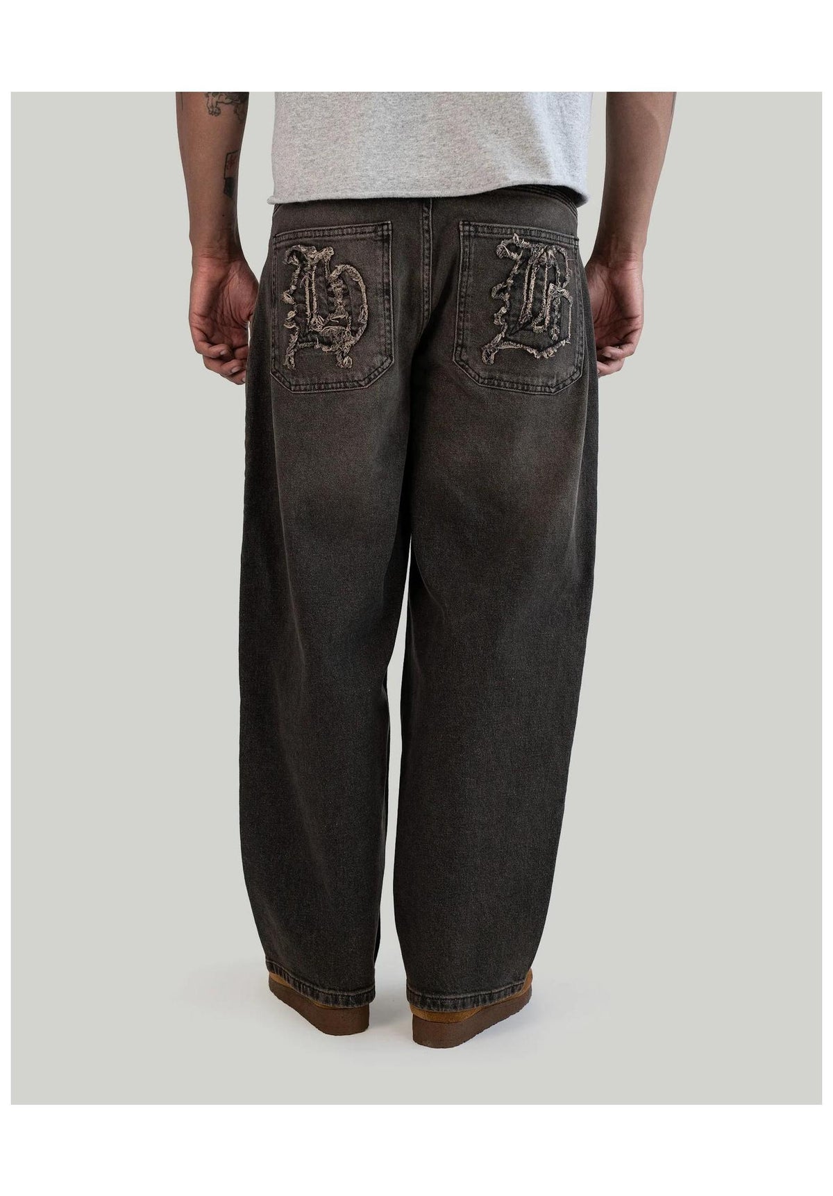 Homeboy x-tra MONSTER GOTHIC II Jeans dirty-black – Back view