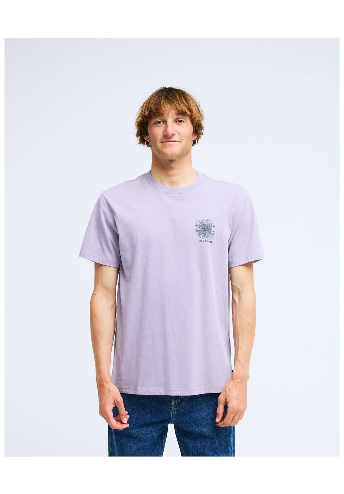 Billabong Montage T-Shirt purpleash – Back view