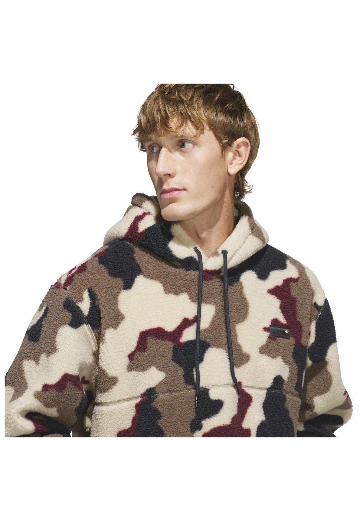adidas-skateboarding FS+ High Pile Hoodie khaki – Detail view 1