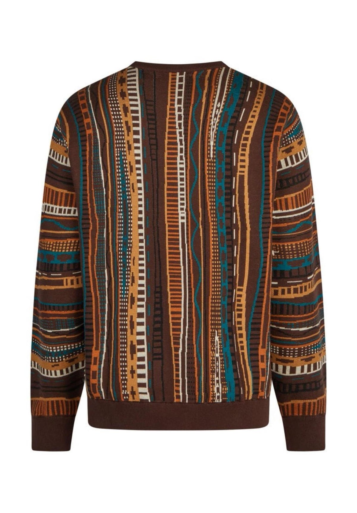 iriedaily Theodore Knit Suéter darkcoffee – Vista trasera