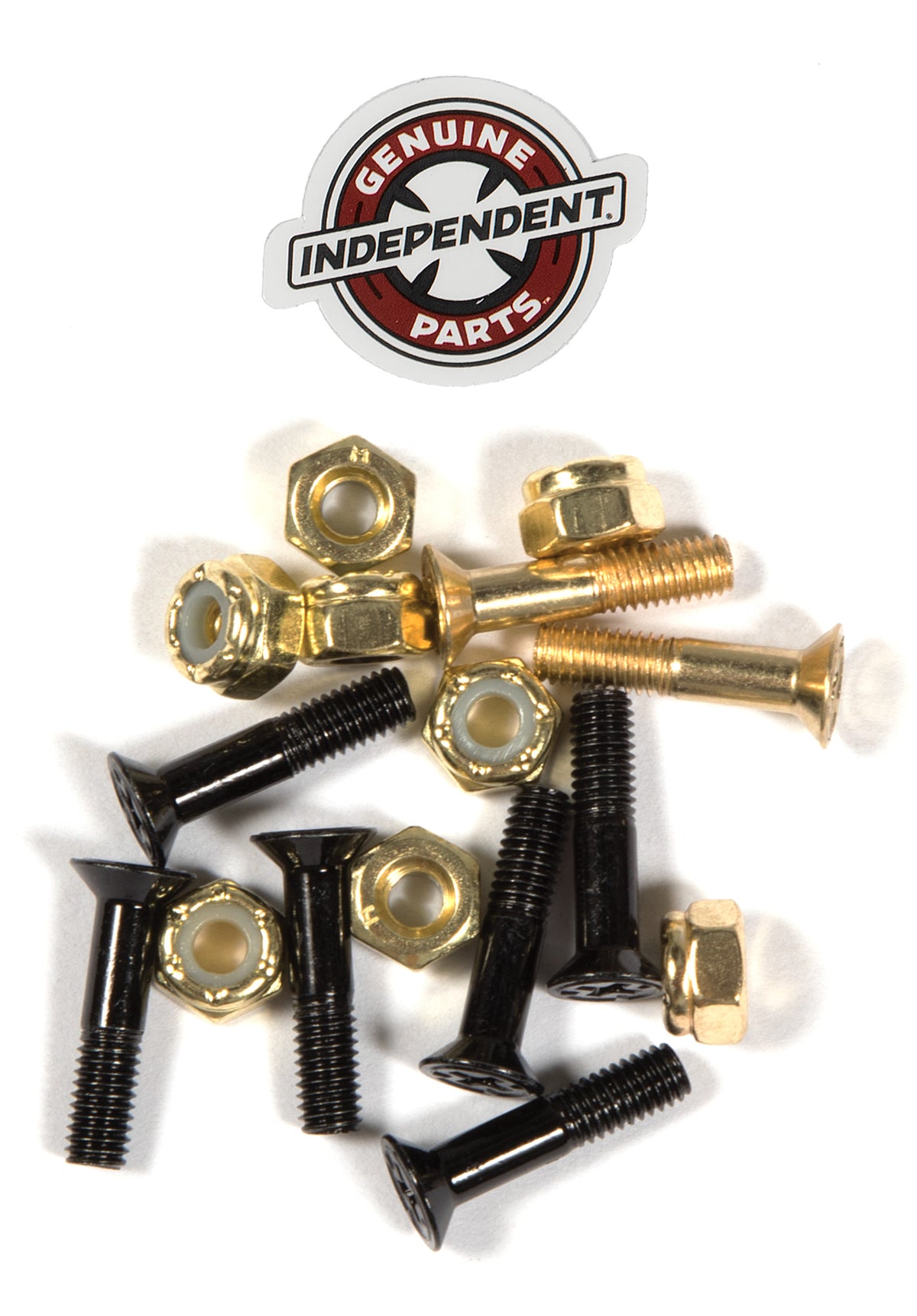 Independent 7/8" Kreuz Montagesæt black-gold – Set bagfra