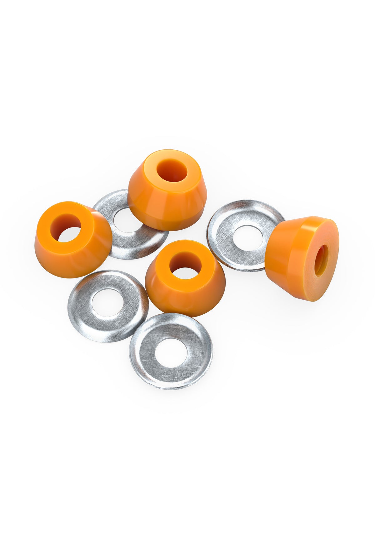 Independent Standard Conical Cushions Medium 90A 4er Rubbers orange – Detailweergave 1