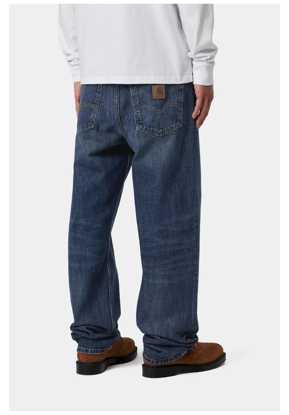Carhartt WIP Marlow (Edgewood) Jeans bluedarkusedwash – Back view