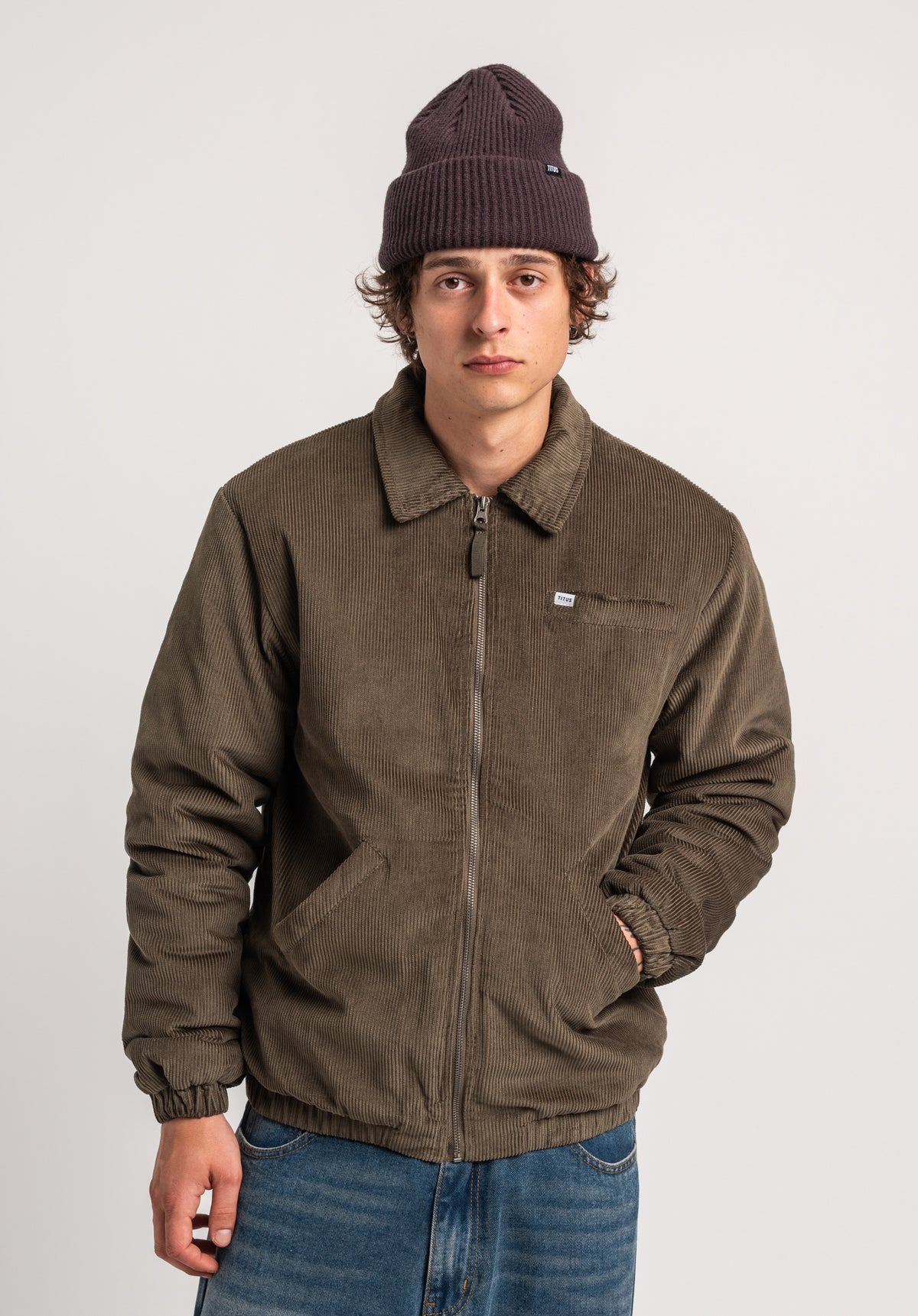 TITUS Sanger Chaqueta de invierno darkolive – Vista trasera