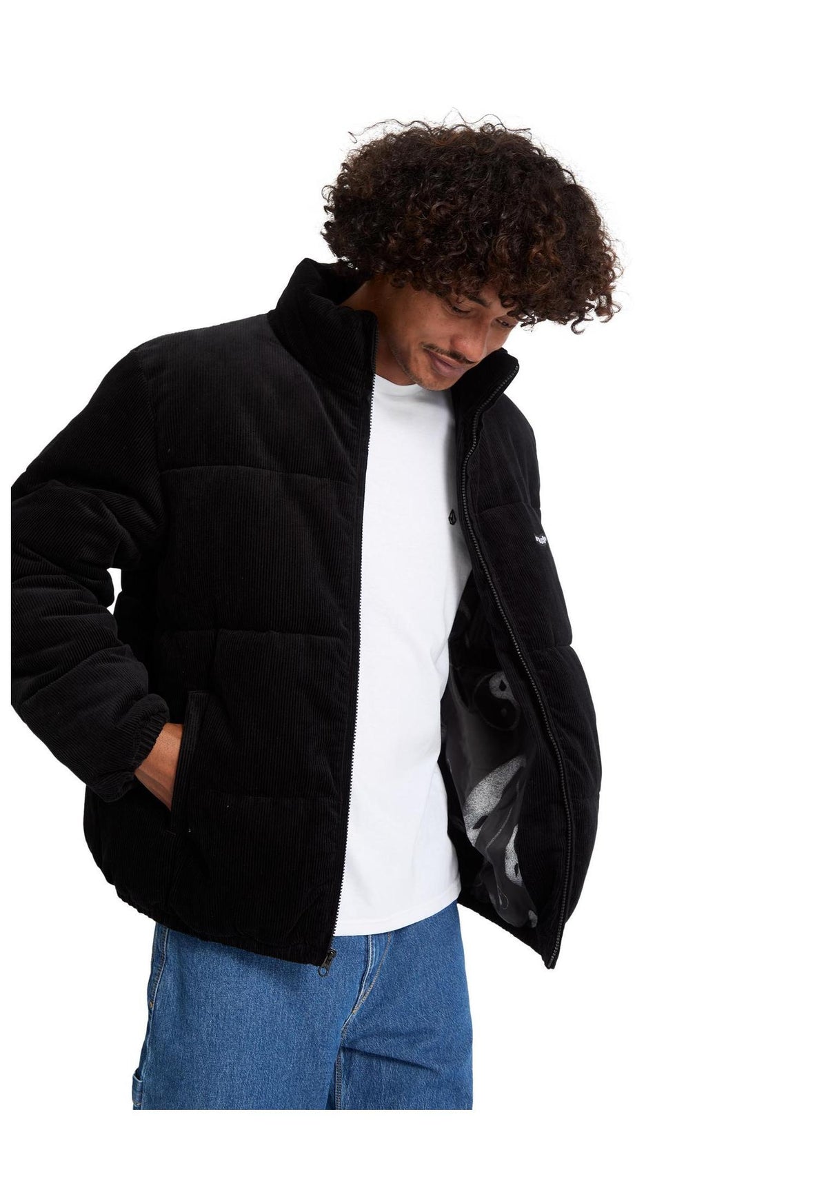 Volcom Walltz Cord Winterjacke black – Back view