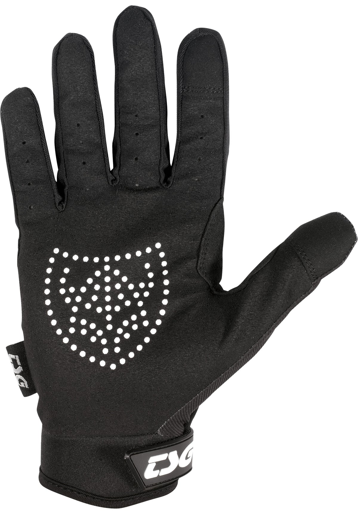 TSG DW Glove Cykelhandske solid black – Set bagfra