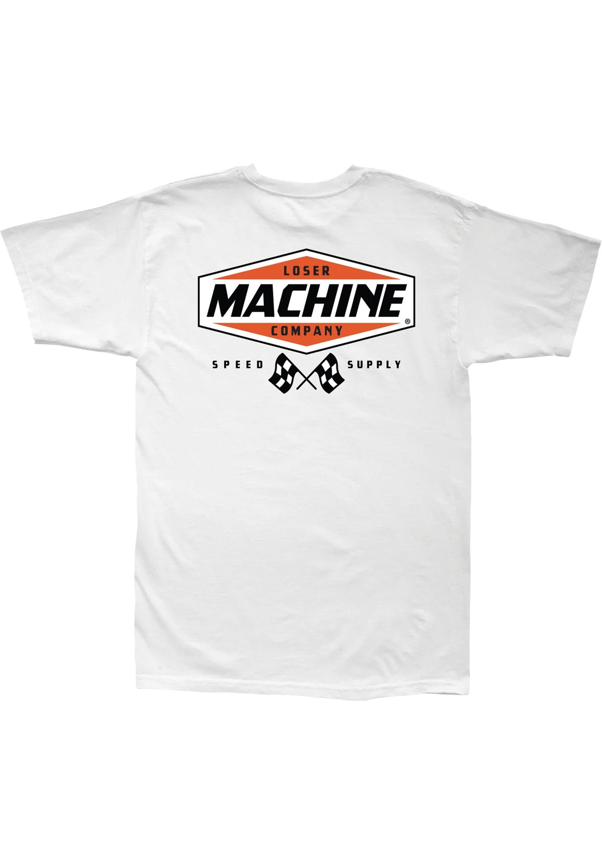 Loser-Machine Overdrive T-shirt white – Vista di dettaglio 2