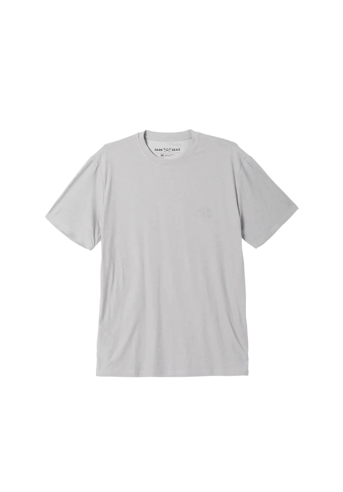 Dark Seas No Sweat Moisture Wicking T-Shirt ash-heather – Back view