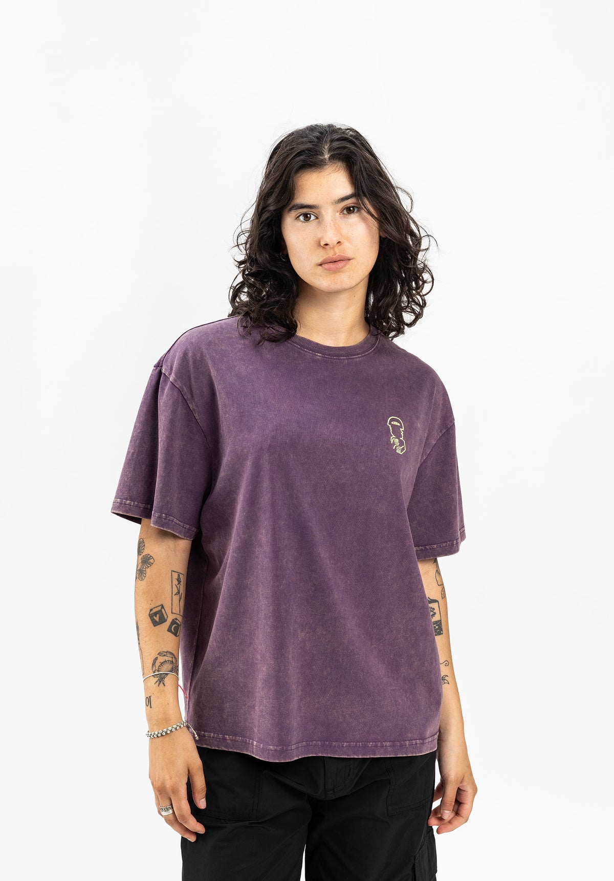 TITUS Milva T-Shirt plumfaded – Back view