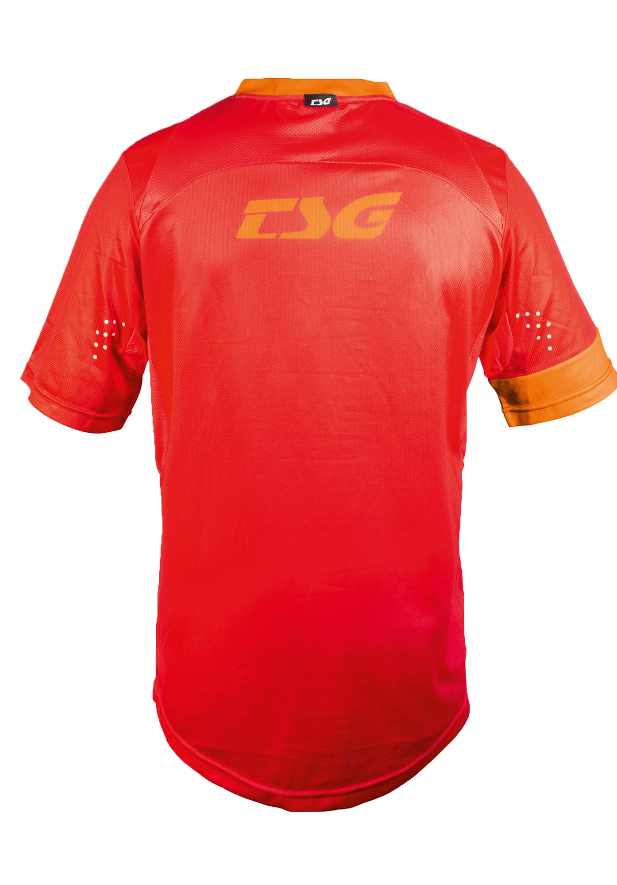TSG SP3 Jersey T-shirt red-acid orange – Vista posteriore