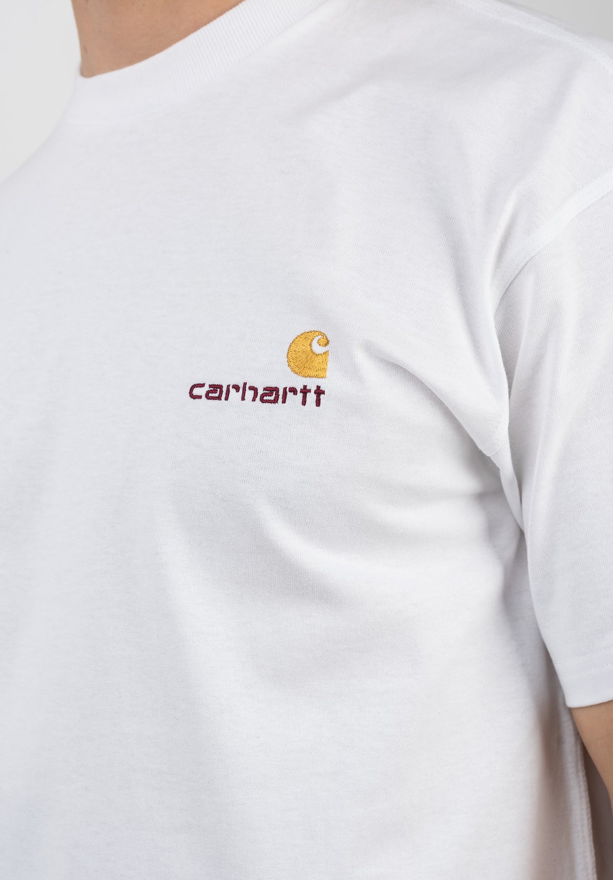 Carhartt WIP American Script Camiseta white – Vista 2