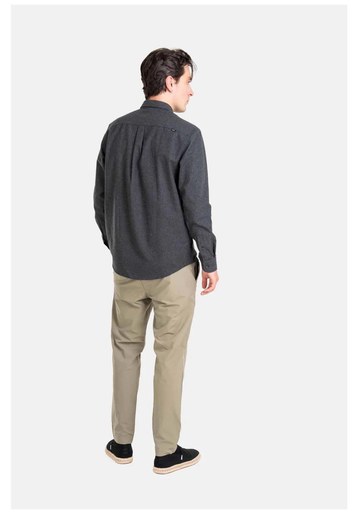 Reell Nordic Shirt-Longsleeve black – Back view
