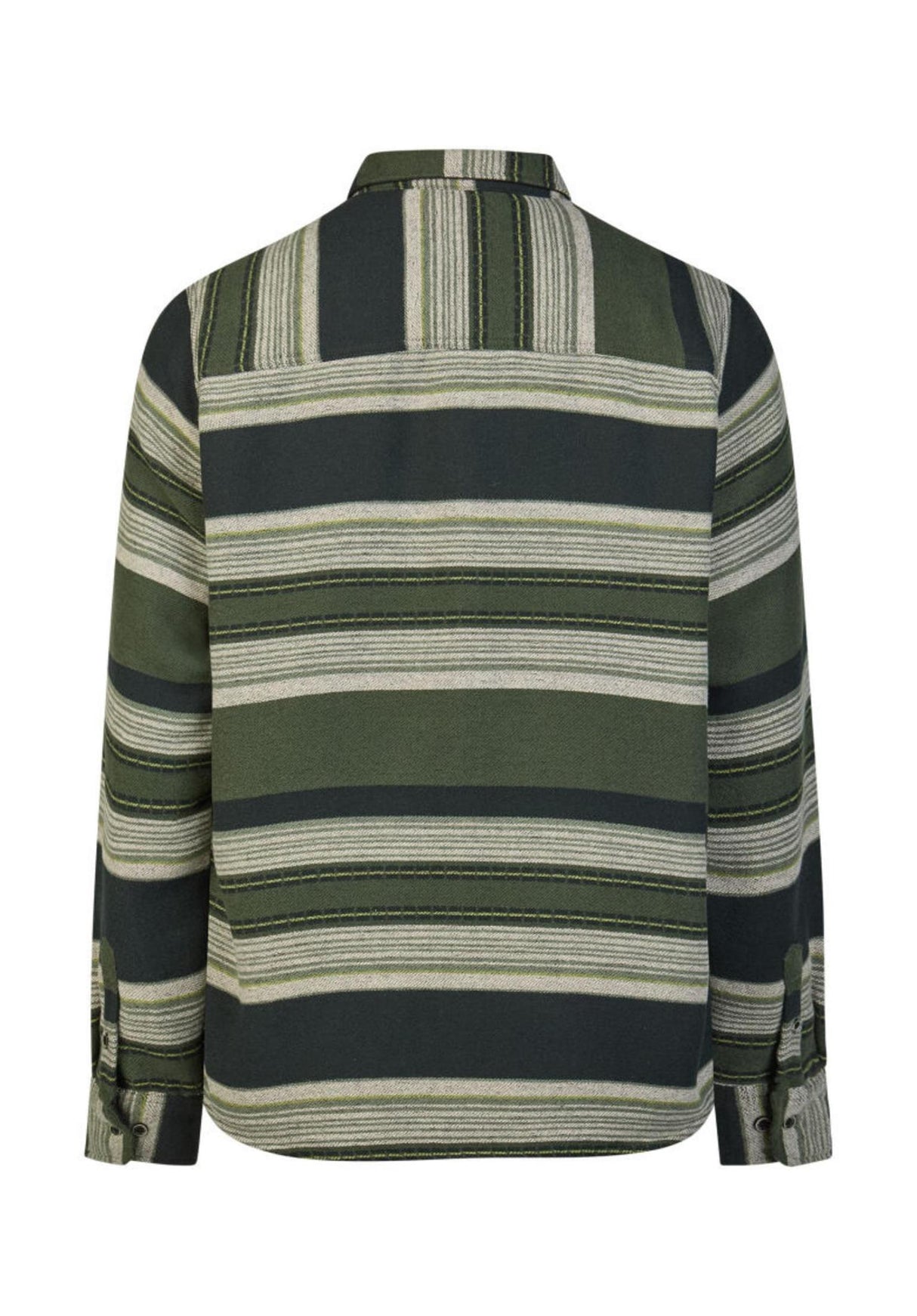 iriedaily Santania Camicia a maniche lunghe black-olive – Vista posteriore