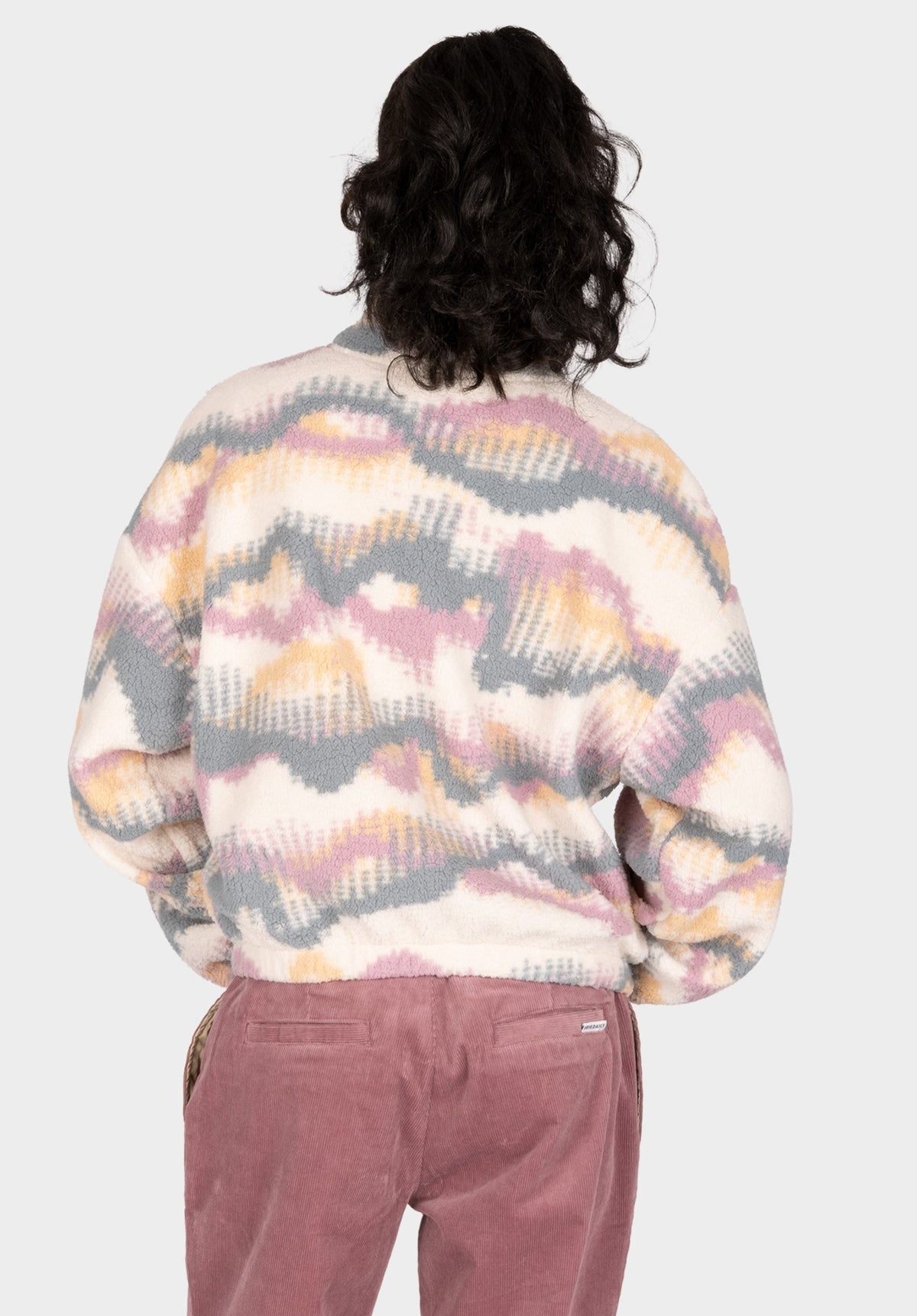 iriedaily Arkta Teddy Troyer Sweatshirt mauve – Set bagfra