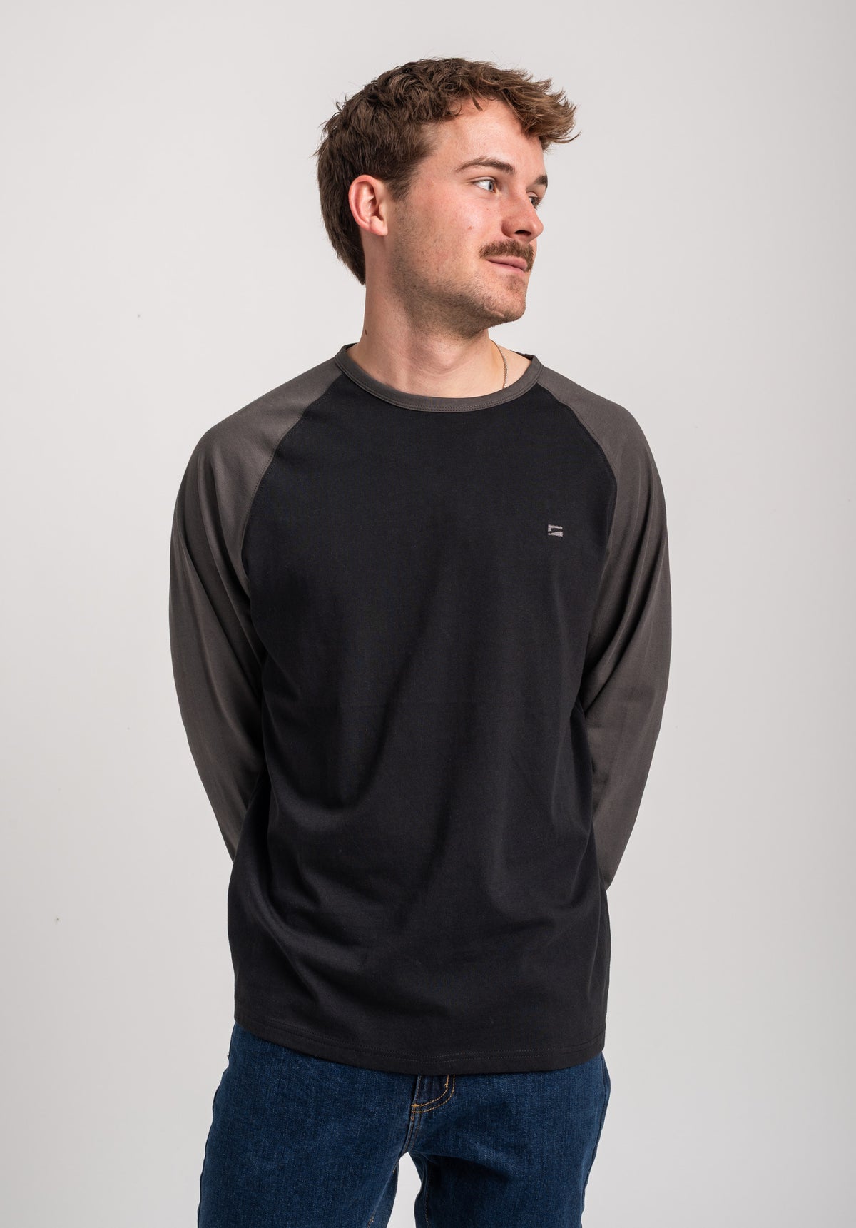 Rules Auris Camiseta Manga Larga black-leadgrey – Vista trasera