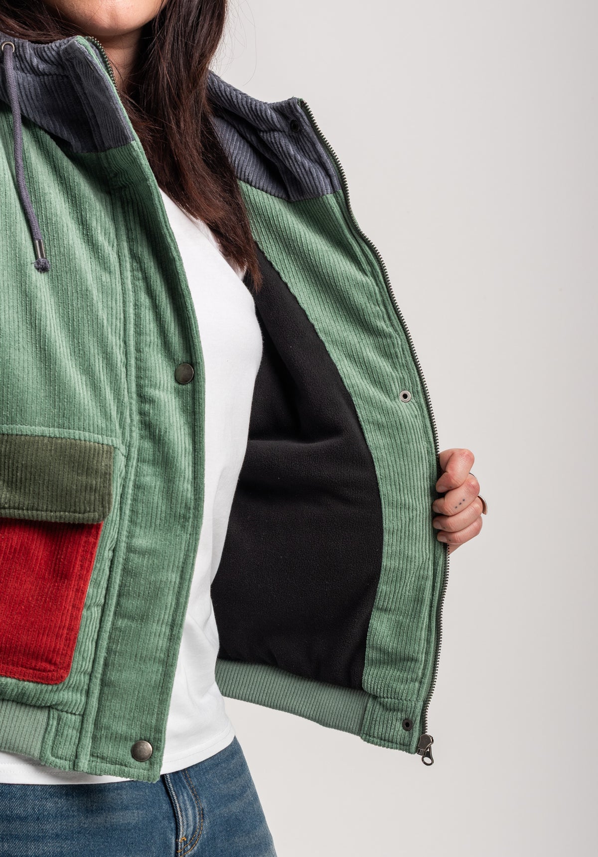 TITUS Meja Winter Jackets petrol – Top view