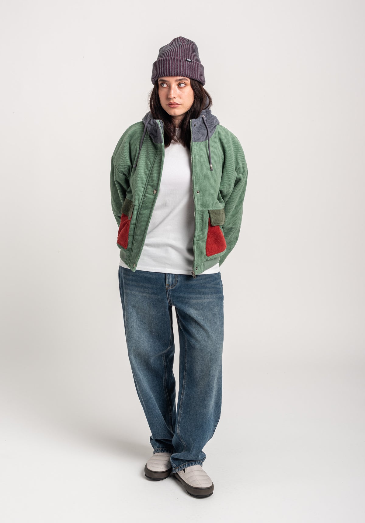 TITUS Meja Winter Jackets petrol – Bottom view