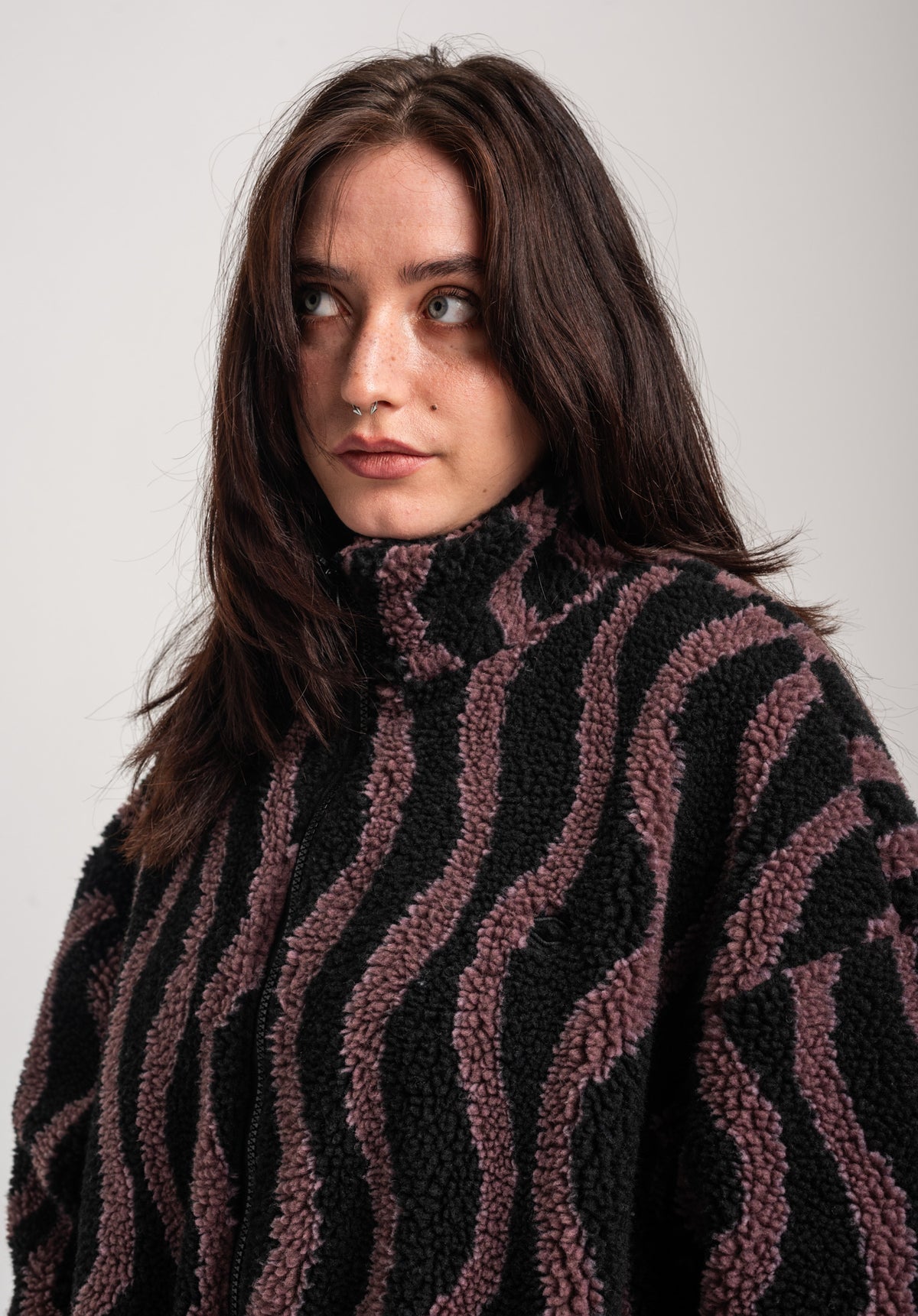TITUS Nieva Light Jacket black-striped – Detail view 2
