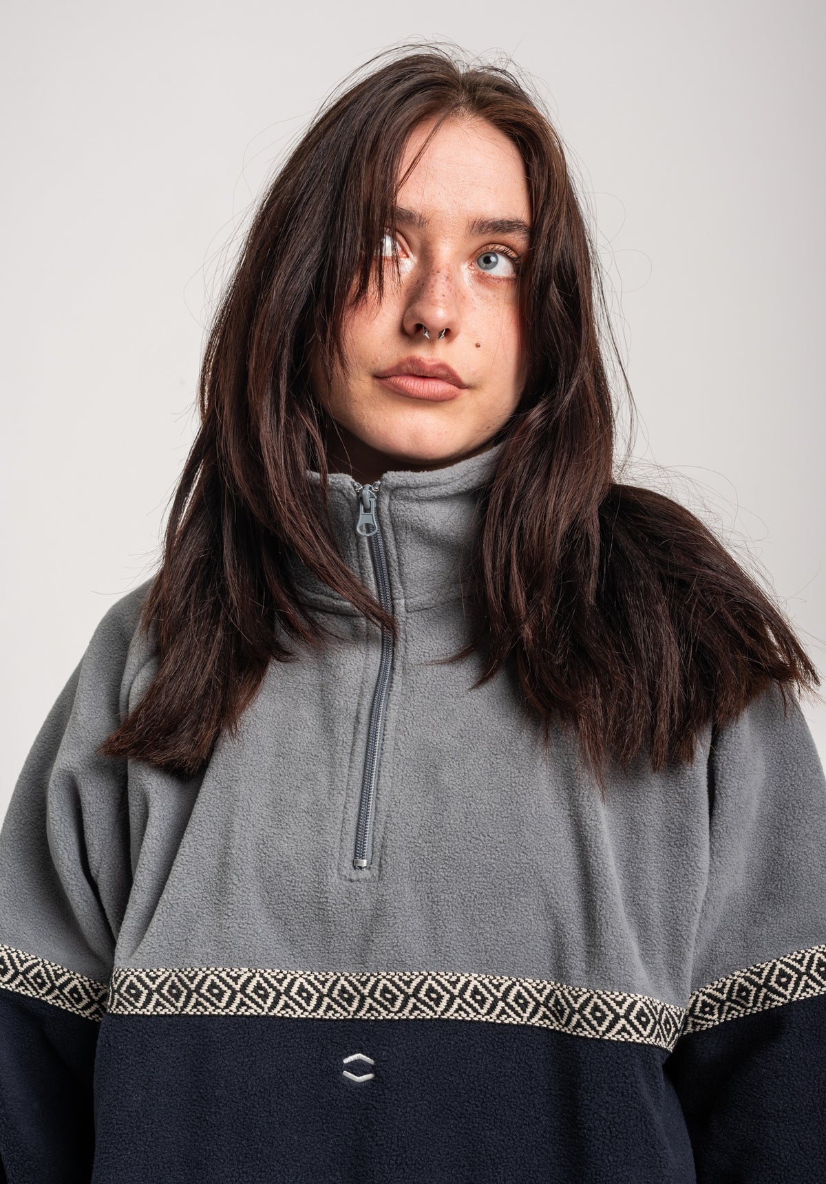 TITUS Jalma Tussenseizoensjas greyblue-navy – Detailweergave 1