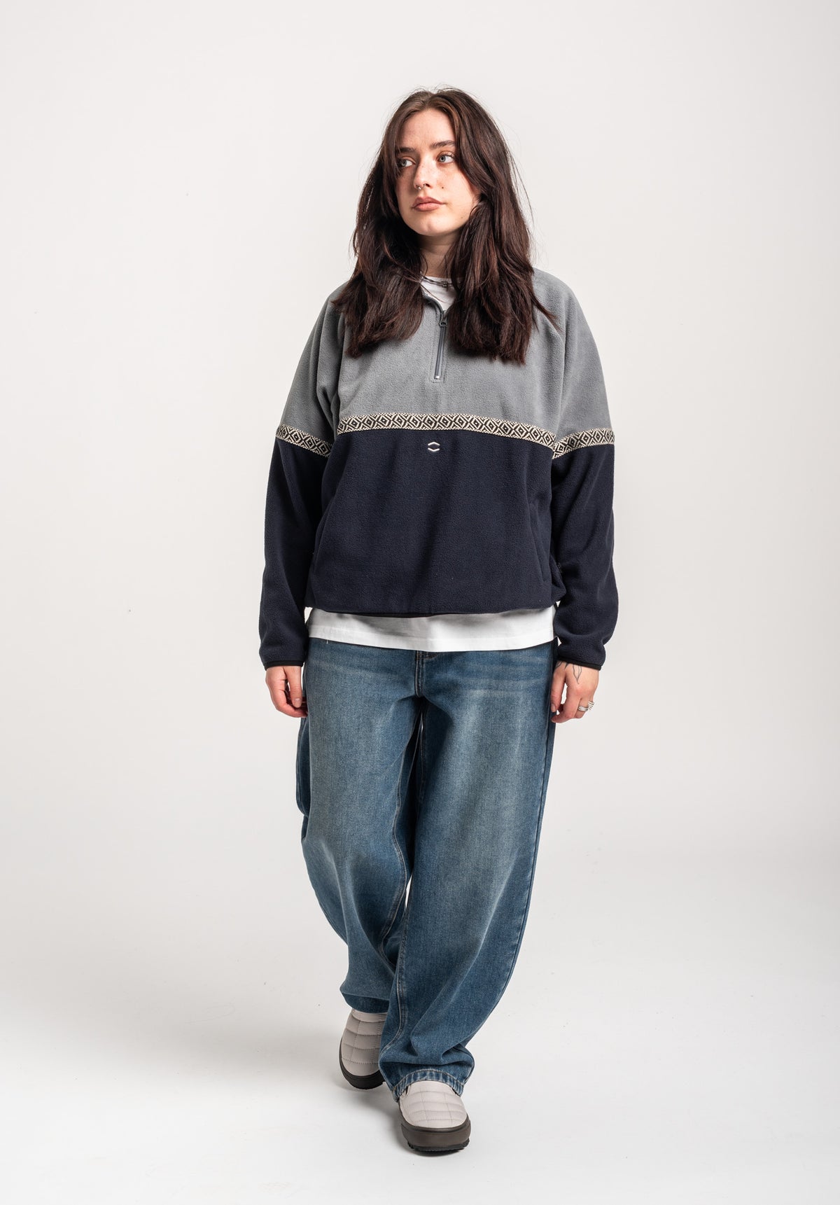 TITUS Jalma Tussenseizoensjas greyblue-navy – Detailweergave 2