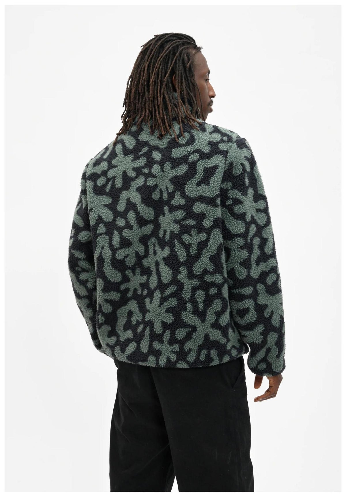 Cleptomanicx Oh Shit Light Jacket bluegraphite – Back view