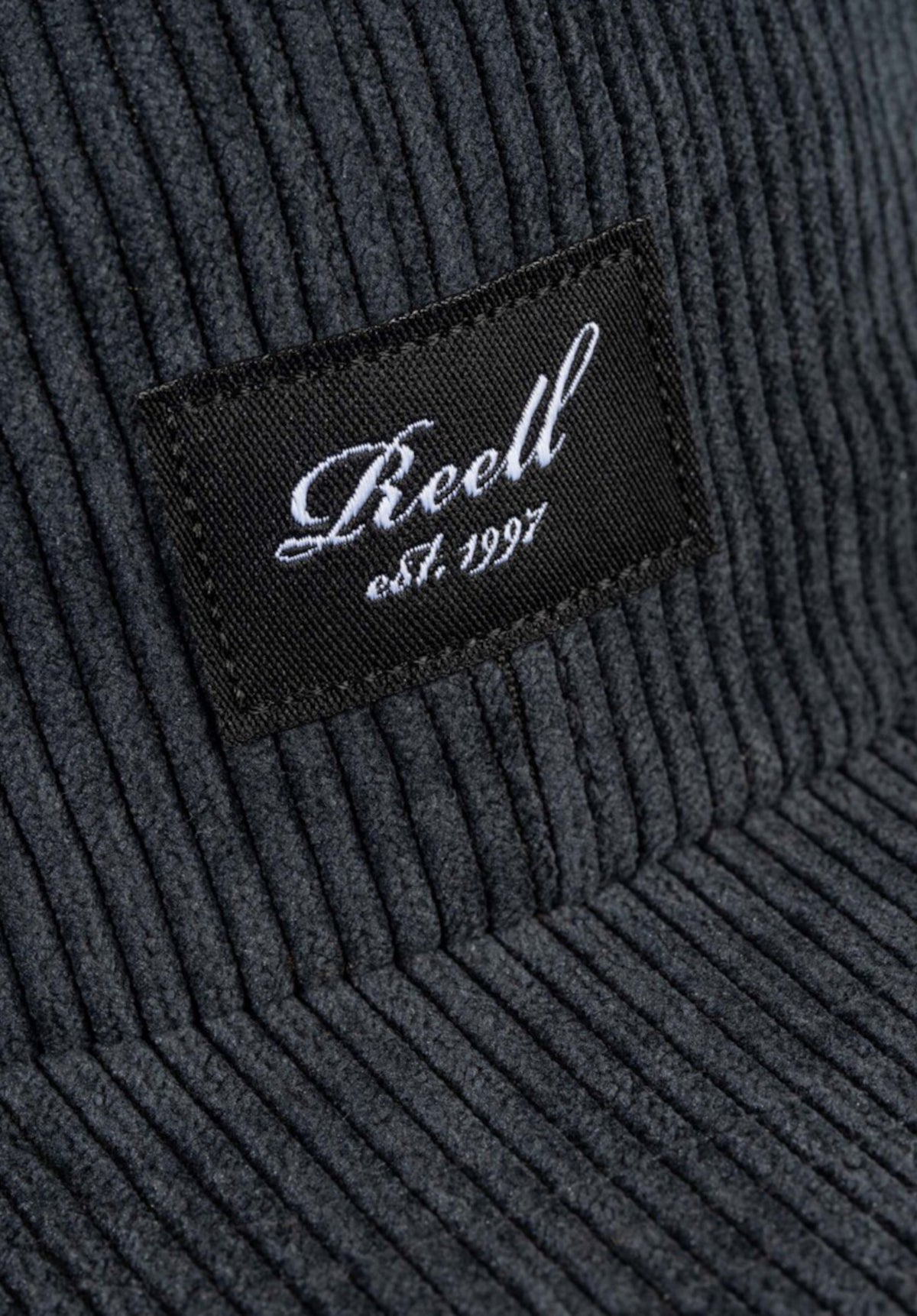 Reell Flat 6 Panel Kasket midnightgrey-cord – Detaljevisning 1