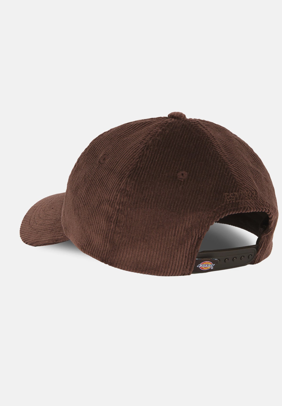 Dickies Hardwick Cord Gorra chocolatebrown – Vista trasera