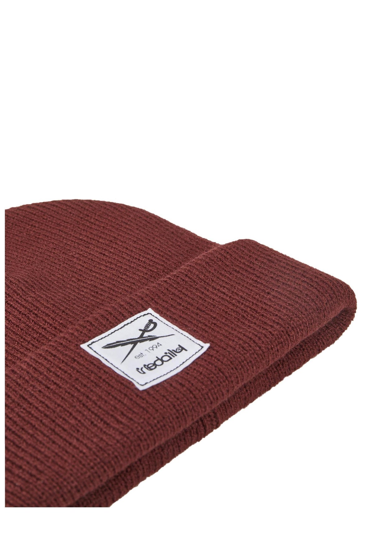iriedaily Smurpher Heavy Beanie darkrum – Back view