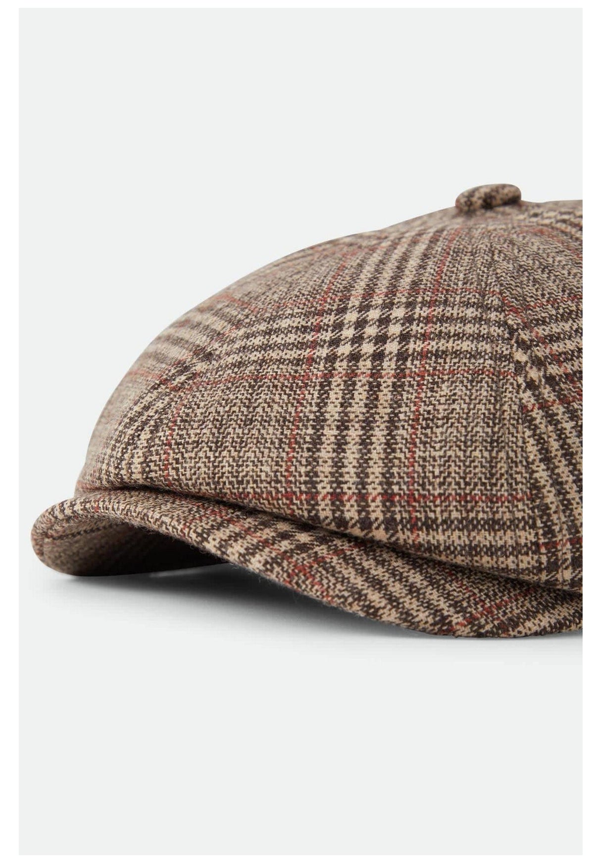 Brixton Brood Hat brown-tan-redplaid – Detail view 1