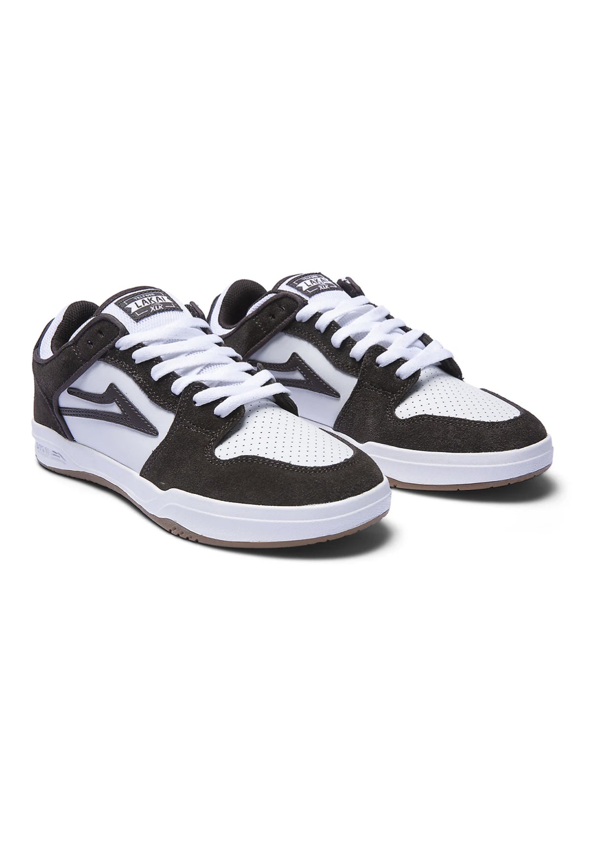 Lakai Telford Sko Mænd chocolate-white – Set bagfra