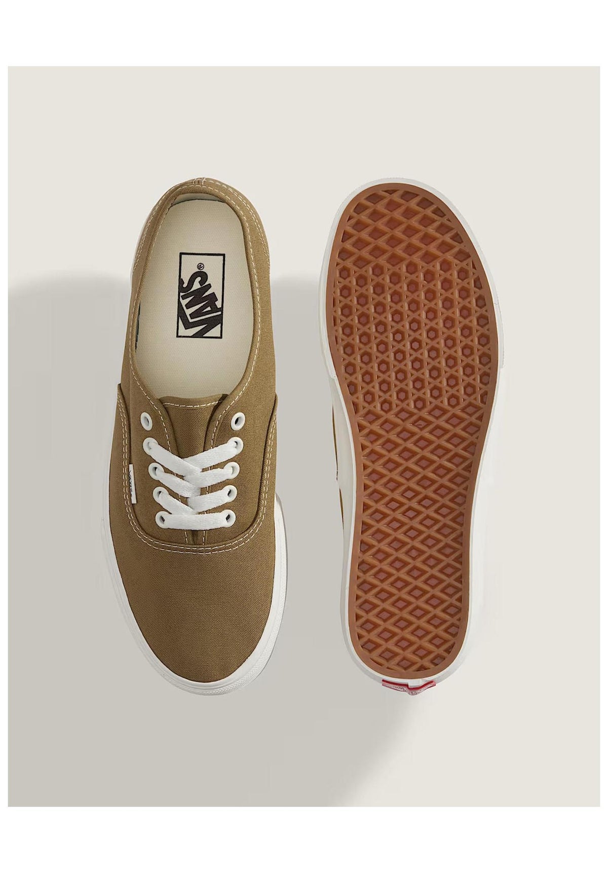 Vans Authentic Sko Mænd colortheory-olivebrown – Detaljevisning 1