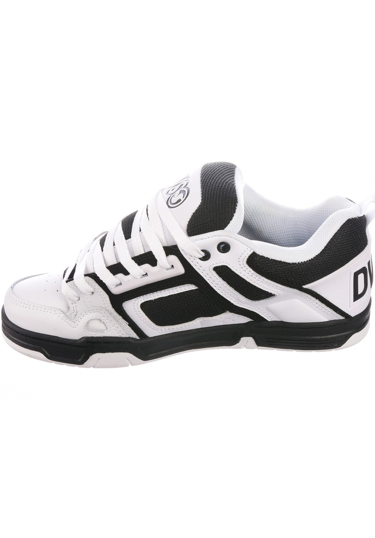 DVS Comanche Mens Shoes white-black-white – Top view