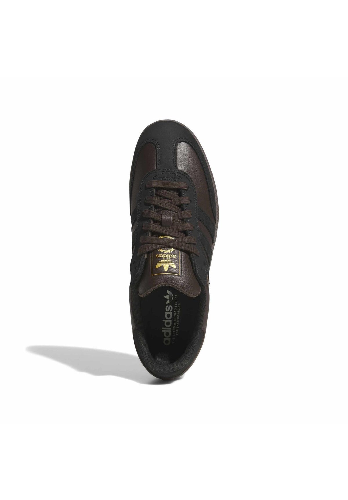 adidas-skateboarding Samba ADV Sko Mænd darkbrown-coreblack-gum5 – Detaljevisning 1