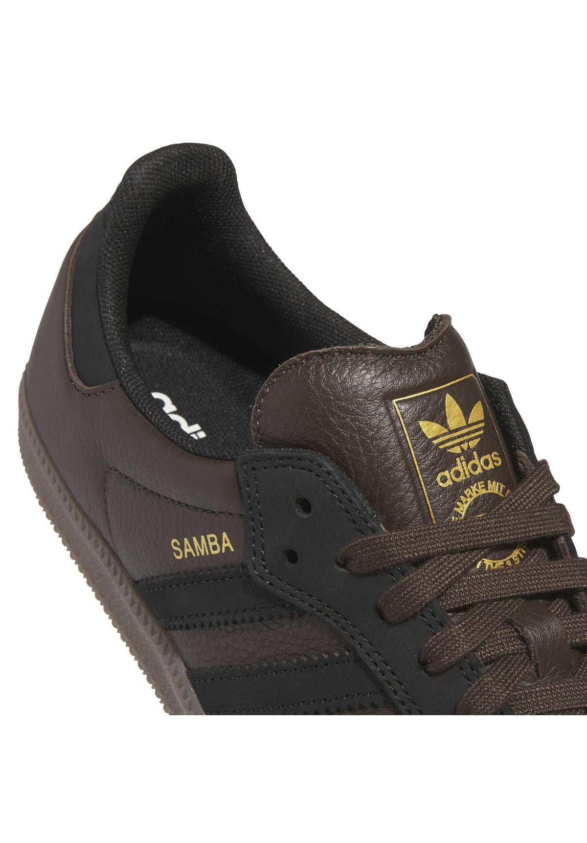adidas-skateboarding Samba ADV Sko Mænd darkbrown-coreblack-gum5 – Set fra siden