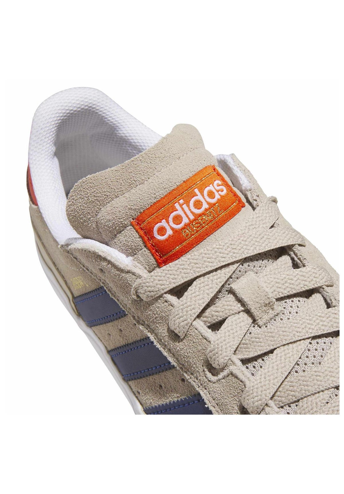 adidas-skateboarding Busenitz Vulc II Sko Mænd wonderbeige-darkblue-collegiateorange – Set oppefra