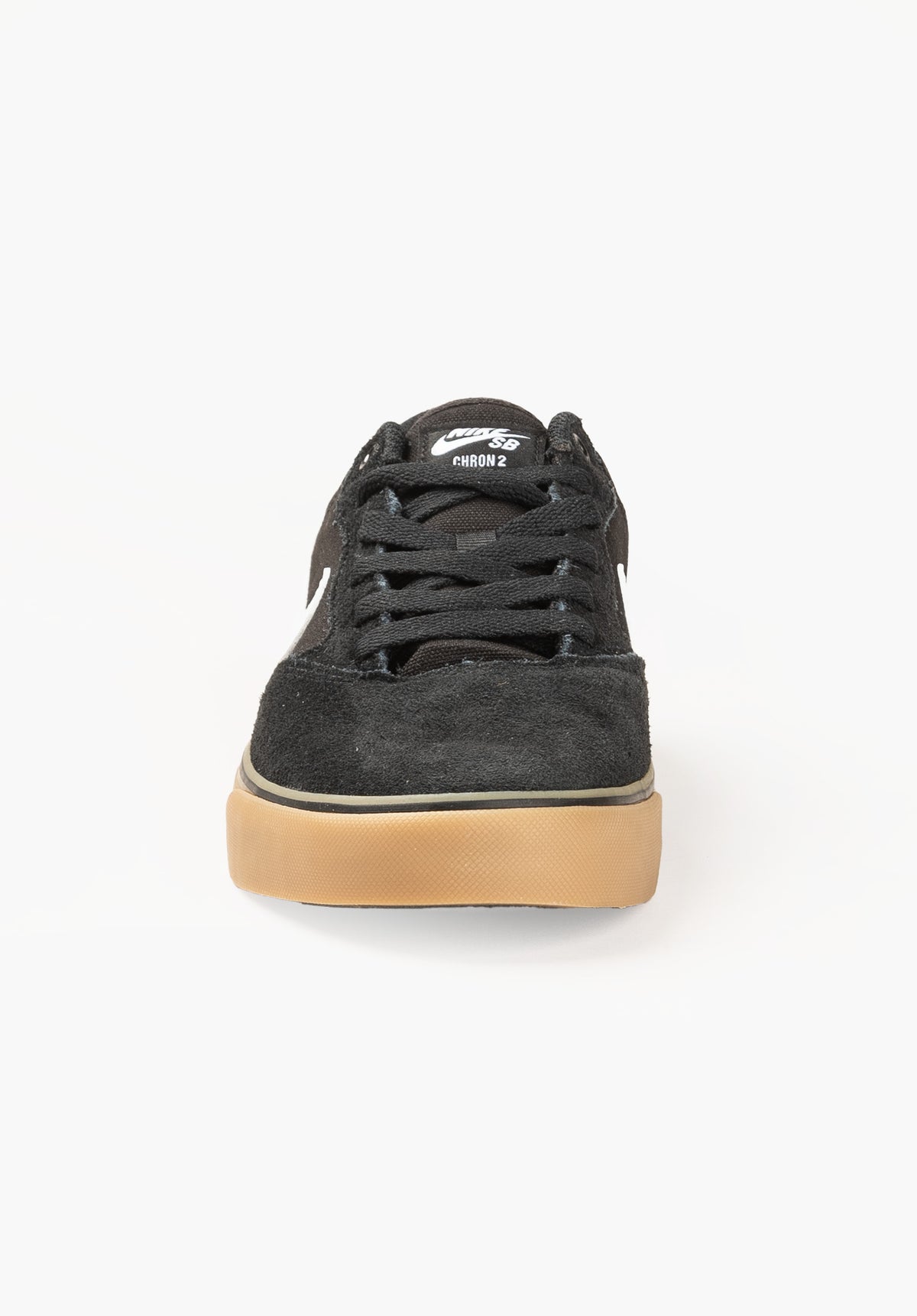 Nike SB Chron 2 Sko Mænd black-white-gum – Set bagfra