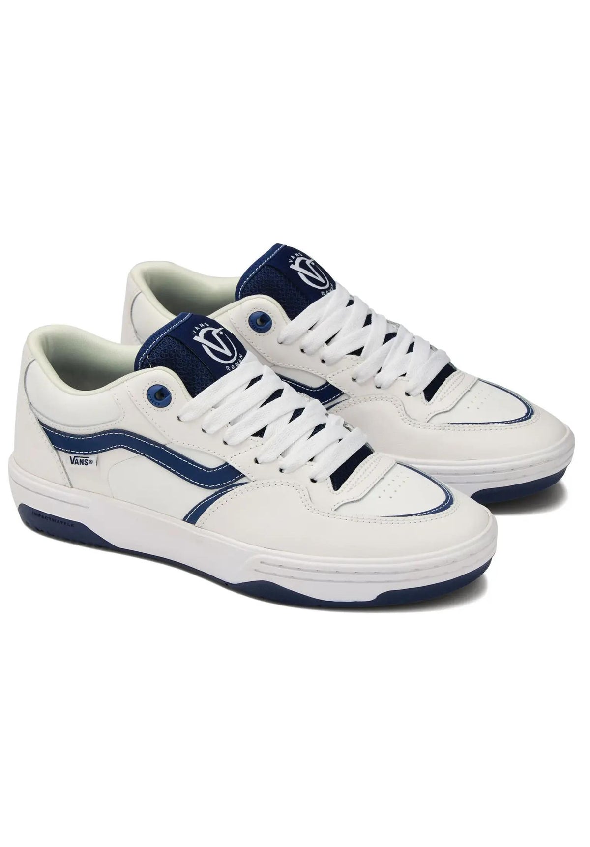 Vans Rowan 2 Sko Mænd white-navy – Set bagfra