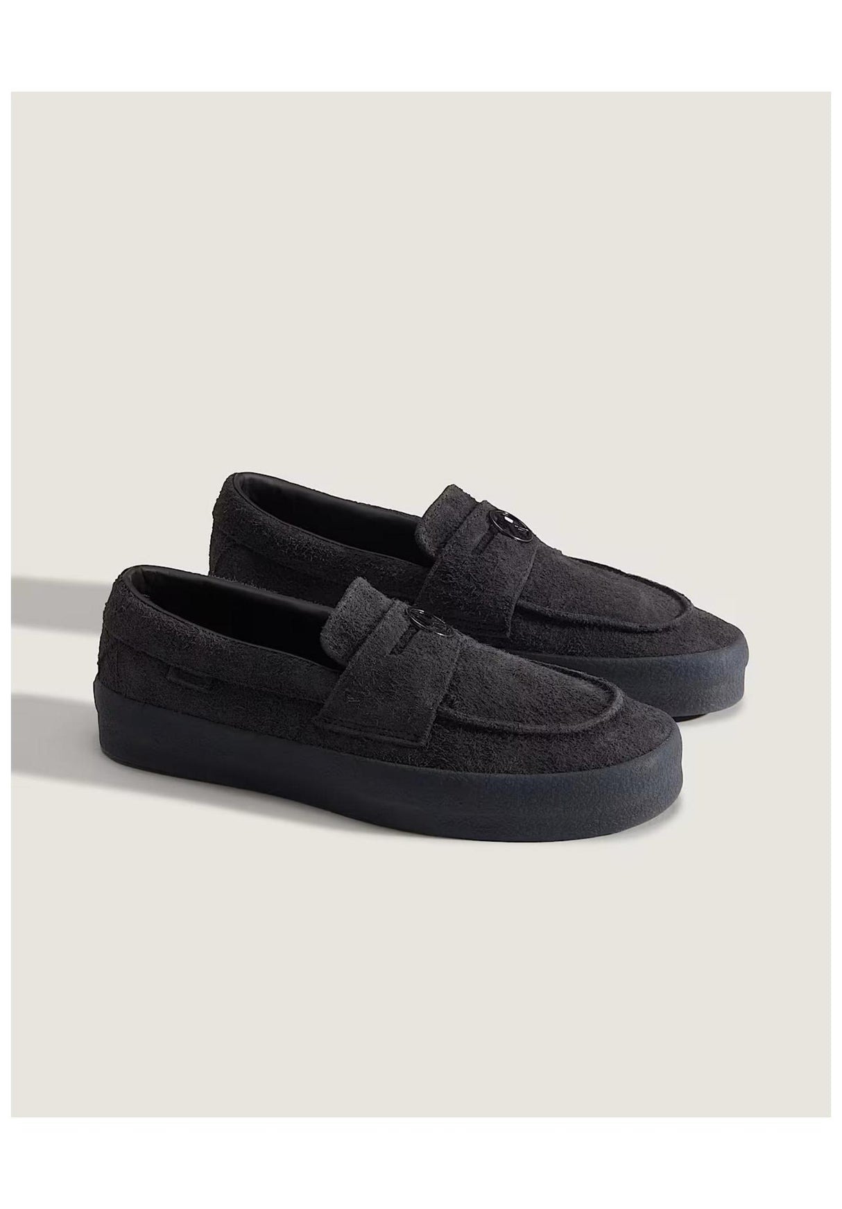 Vans Skate Loafer Schoen heren fadedblack – Achteraanzicht