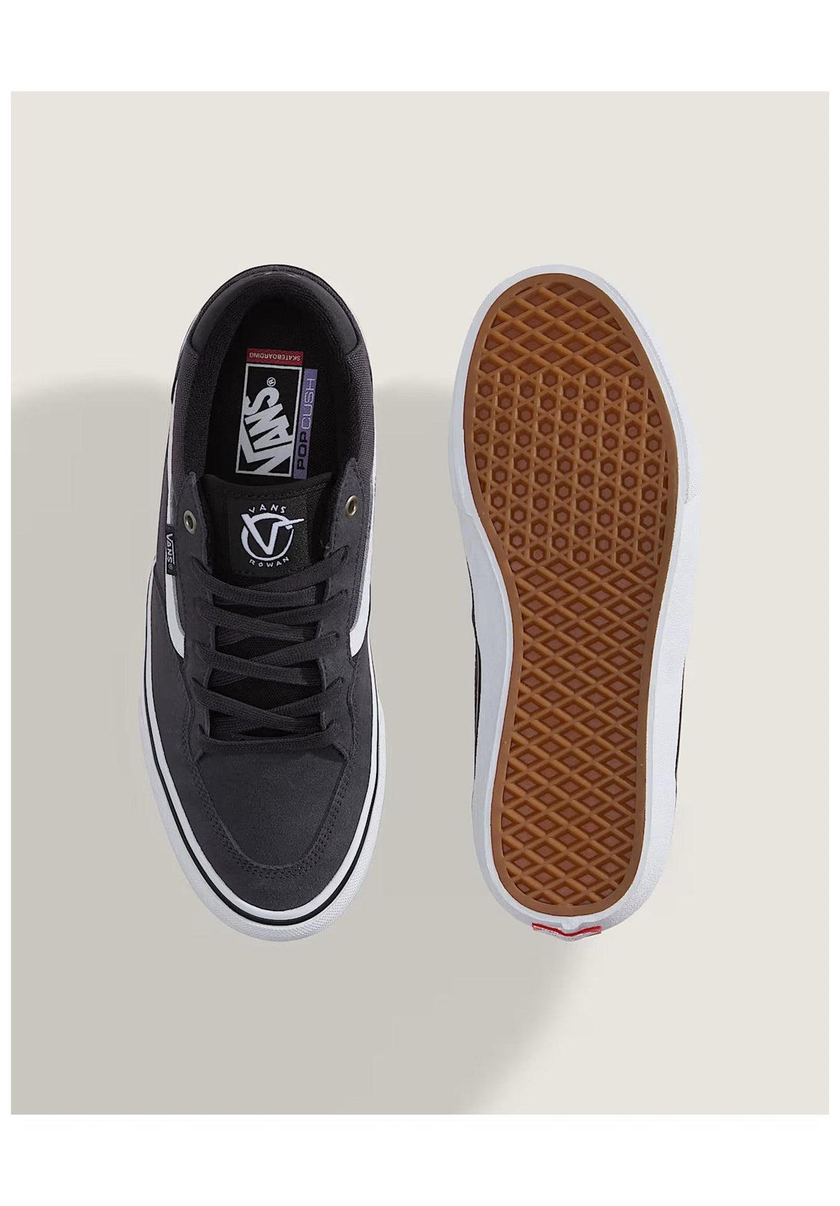 Vans Skate Rowan Sko Mænd charcoal-grey – Detaljevisning 1