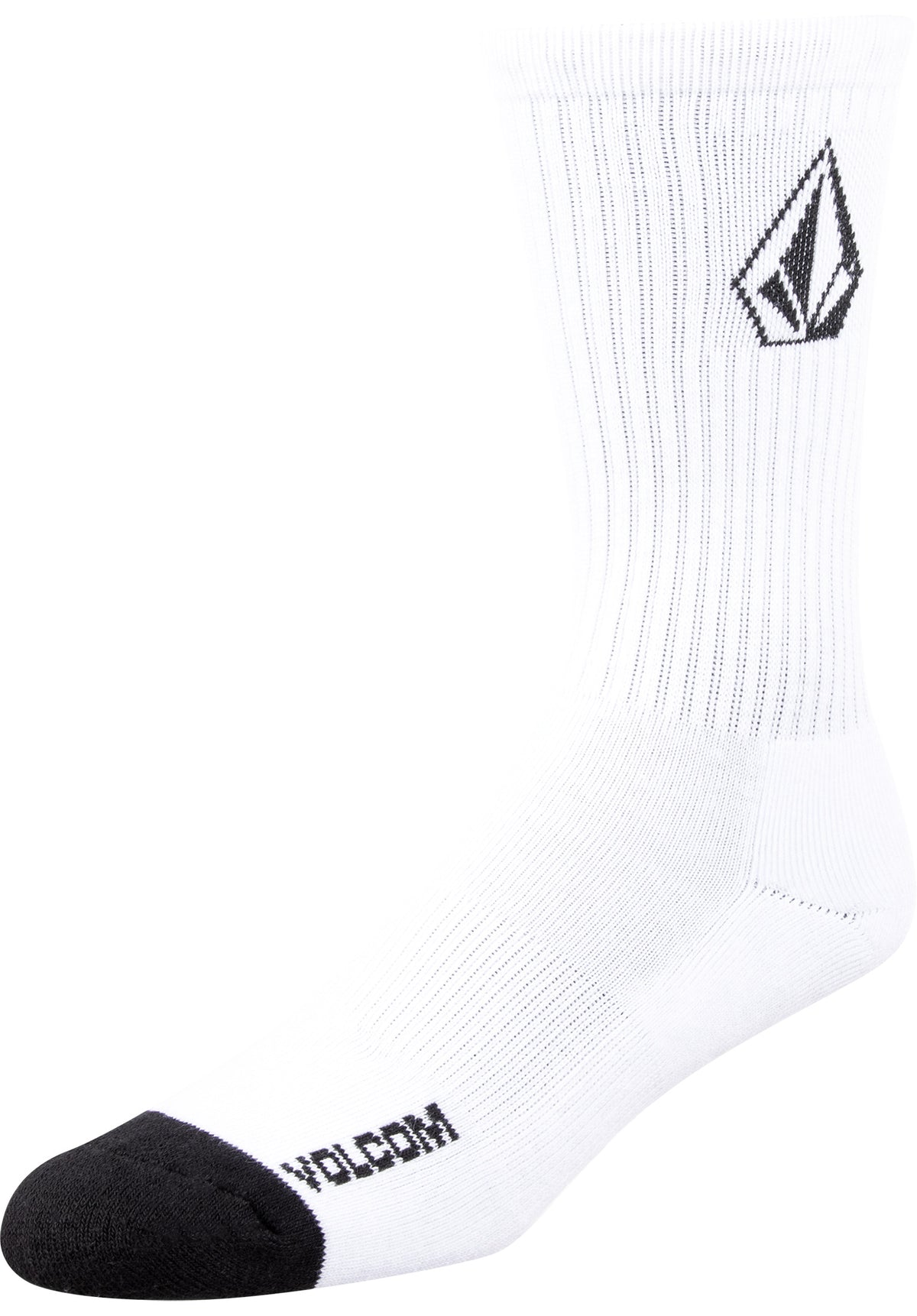 Volcom Full Stone Sock 3Pack Socks white – Back view