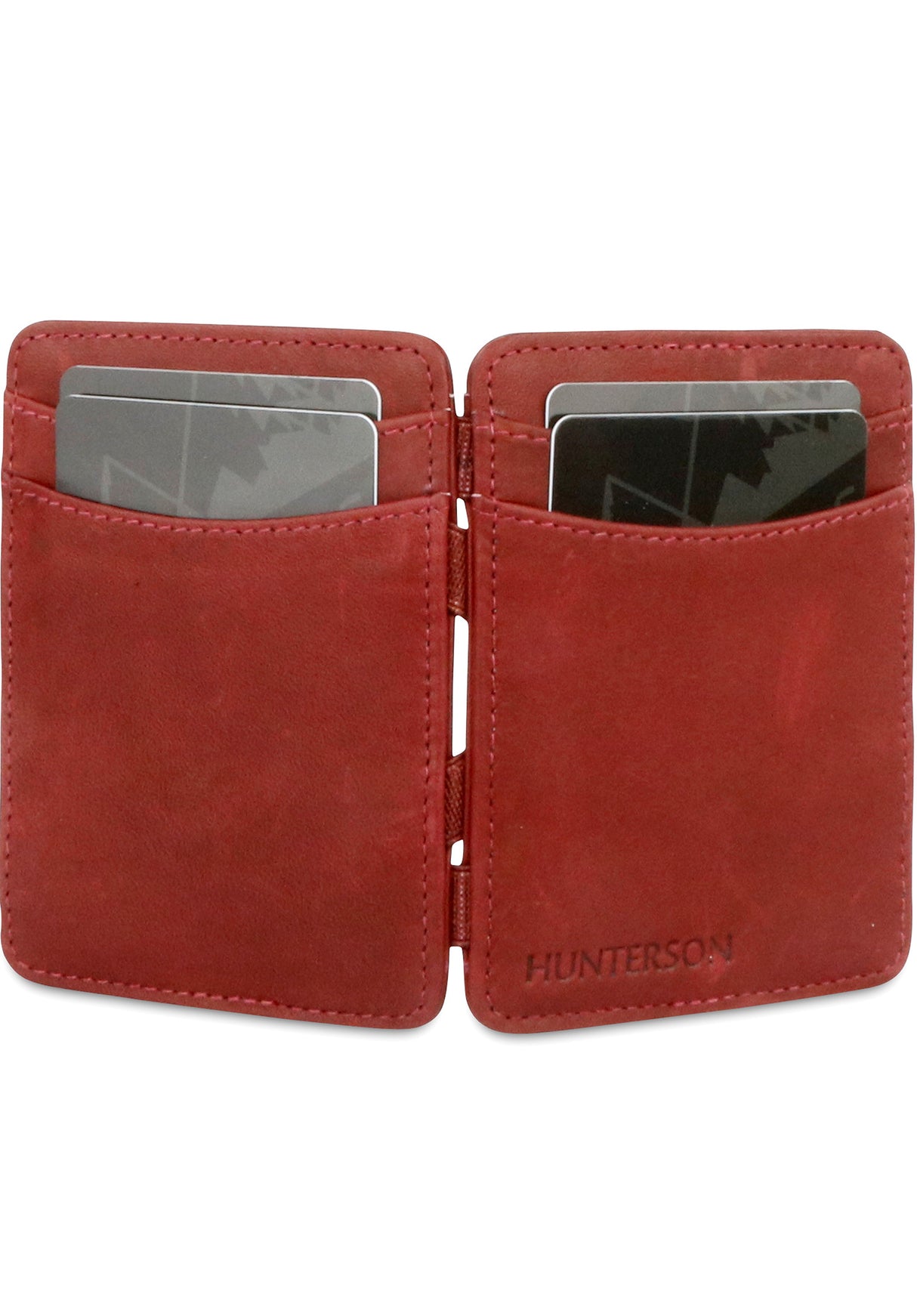 Magic Wallet RFID burgundy Closeup1